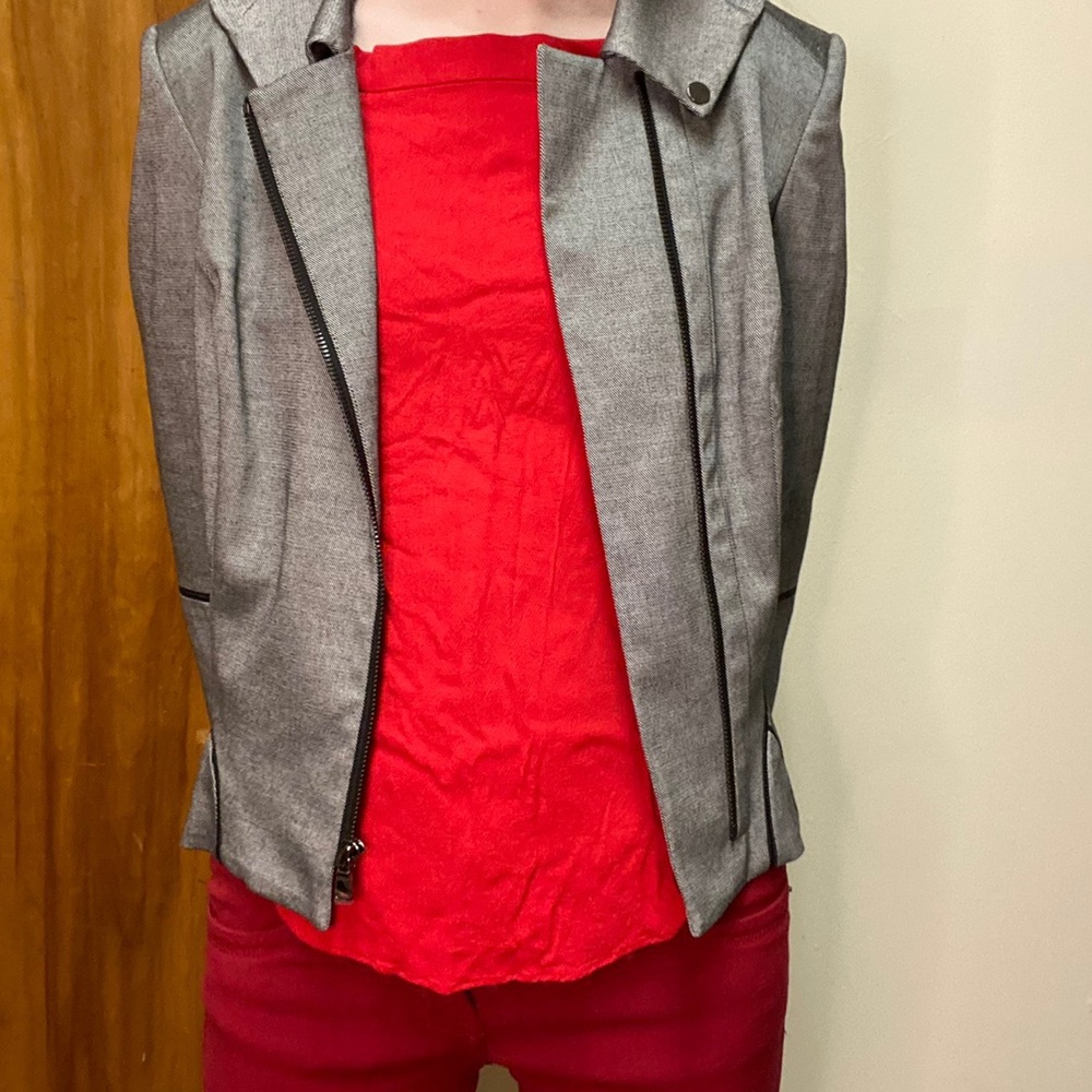 Vintage Blazer with Zips on Wrists